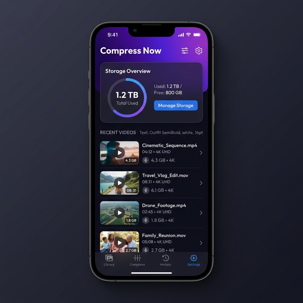 CompressGuy Interface Mockup